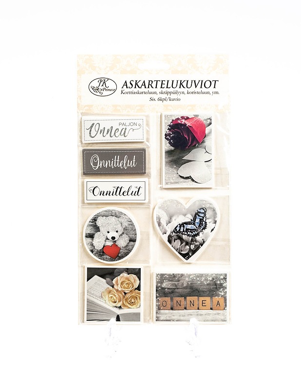 JK PRIMECO askartelukuviot, 8 erilaista - Askartelu - 10105022034 - 0