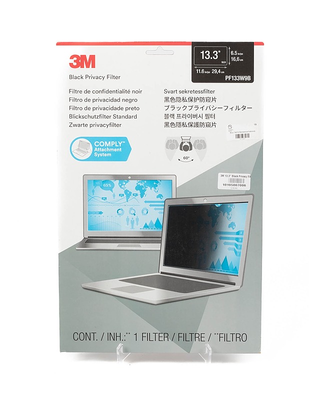 3M 13.3" musta tietoturvasuoja - Viihde-elektroniikka - 10105092321 - 0