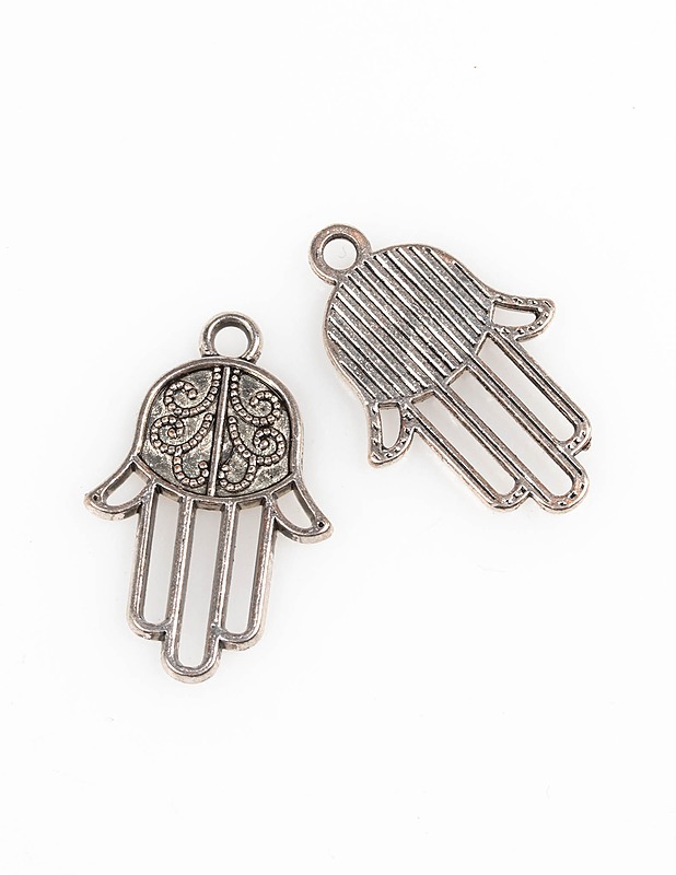 Hamsa amuletti kuvioutu k=C3=A4mmen, 2 kpl - Askartelu - 10105102022 - 0