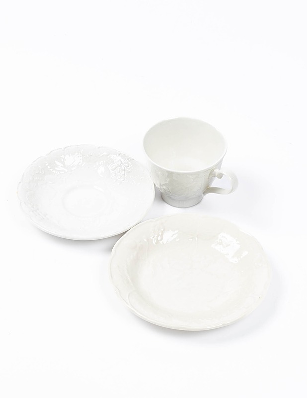 DAVENPORT BURLEIGH STAFFORDSHIRE Kahvikuppi, 3 osaa - Mukit ja kahvikupit - 10105105848 - 1