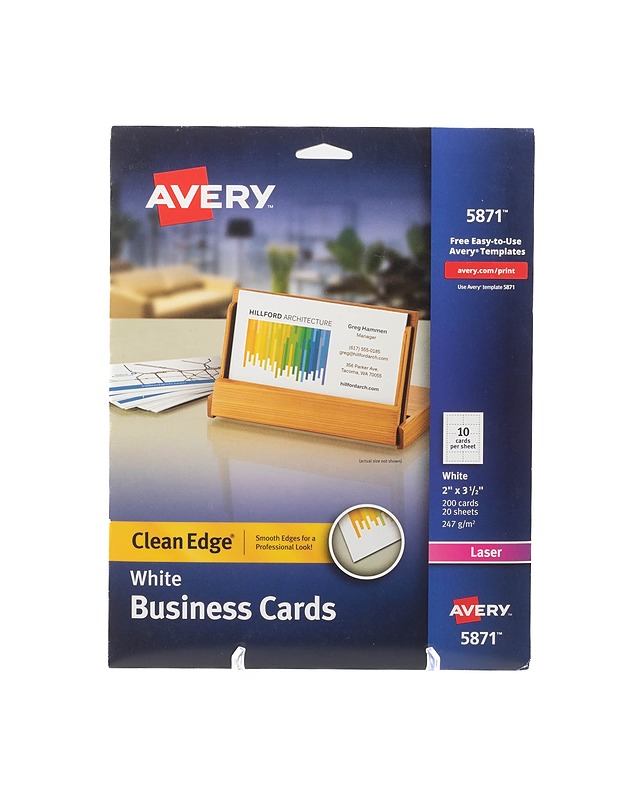 AVERY k=C3=A4yntikortti arkki, 10 kpl - Muut sisustustavarat - 10105122528 - 0
