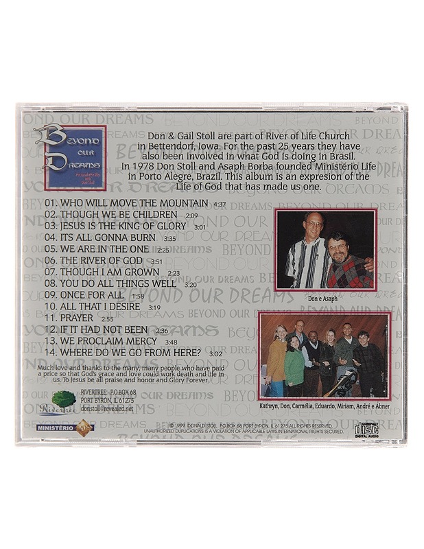 Don Stoll - Beyond Our Dreams - CD - Musiikki ja elokuvat - 10105130769 - 1