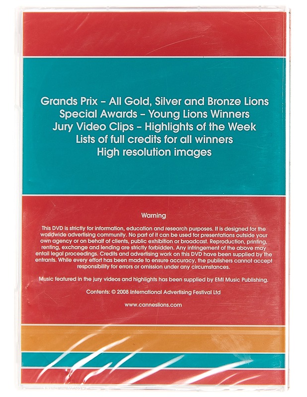 Cannes Lions 2008 Winners - DVD - DVD-elokuvat - 10105136589 - 1