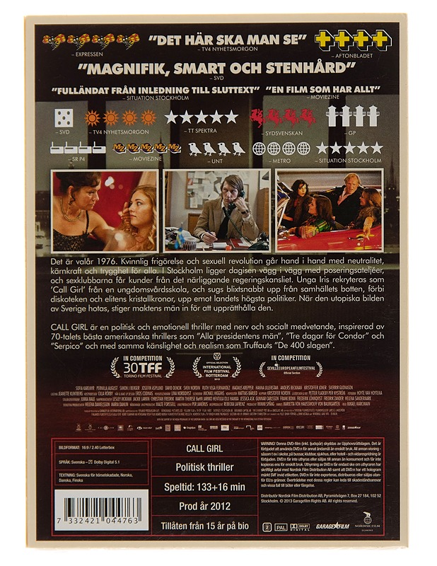 Call Girl - DVD (kansipahvilla) - DVD-elokuvat - 10105137295 - 1