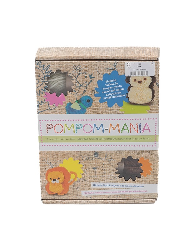 POMPOM-mania askartelupakkaus, siili - Käsityö - 10105140238 - 0