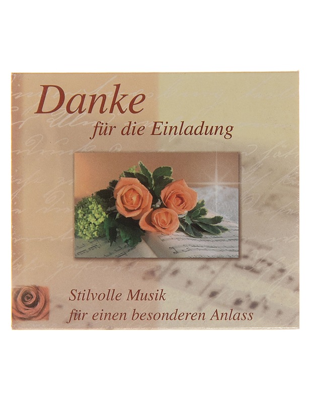 Danke f=C3=BCr die Einladung - Stilvolle Musi f=C3=BCr einen besondere=
n Anlass - CD - CD-levyt - 10105142567 - 0