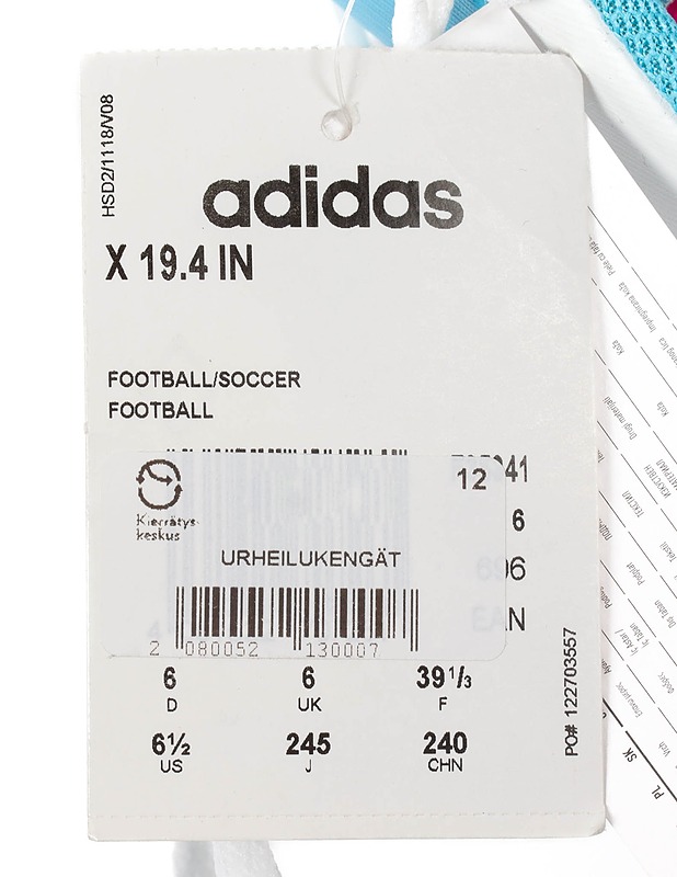 ADIDAS jalkapallokenk=C3=A4, 39 1/3 - Jalkapallo - 10105143773 - 2
