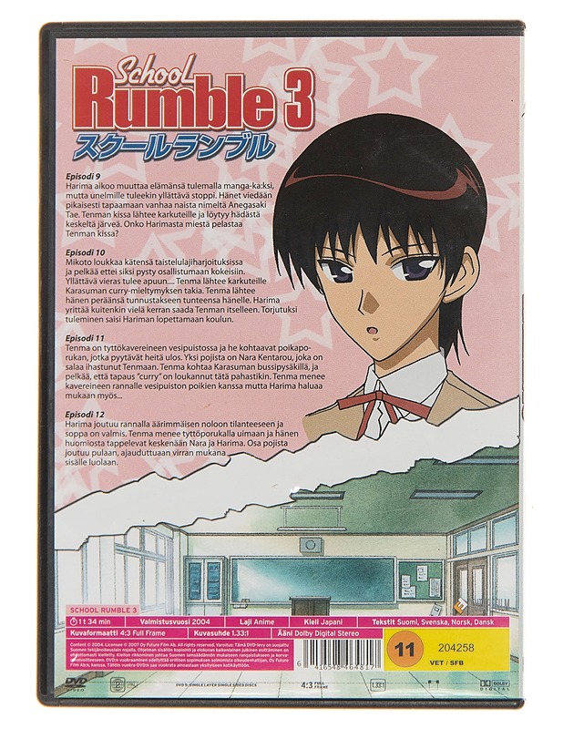 School Rumble, osa 3 - DVD - DVD-elokuvat - 10105146463 - 1