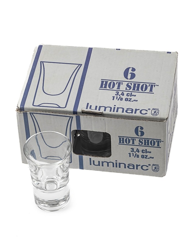LUMINARC Hot Shot shottilasit, 6 kpl - Lasit - 10105146575 - 0