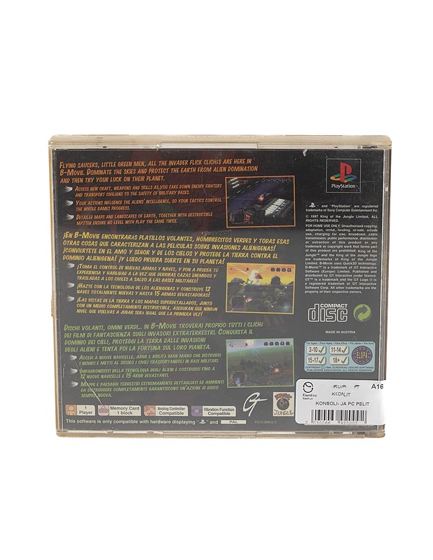B-Movie - PlayStation - Konsolipeli - Konsolit ja konsolipelit - 10105146991 - 1