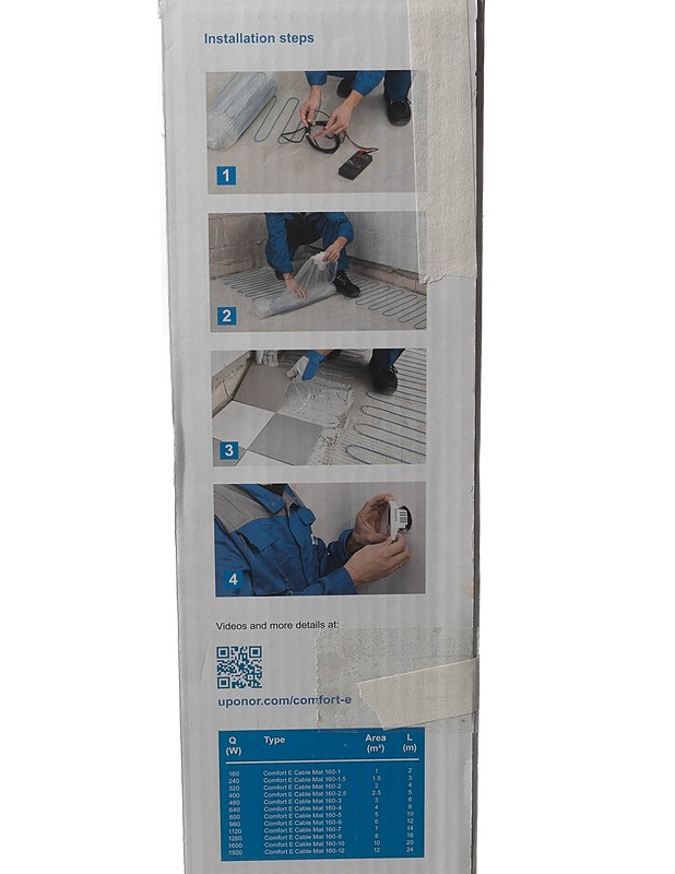 UPONOR Comfort E Set T-87IF 160-2 s=C3=A4hk=C3=B6inen lattial=C3=A4mmi=
tyspaketti - Muu elektroniikka - 10105148021 - 2