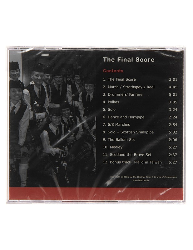 The Heather Pipes & Drums of Copenhagen - The Final Score - CD - CD-levyt - 10105149672 - 1