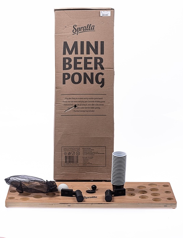 SPRALLA Mini Beer Pong juomapeli - Muut urheiluvälineet ja vapaa-aika - 10105152995 - 0