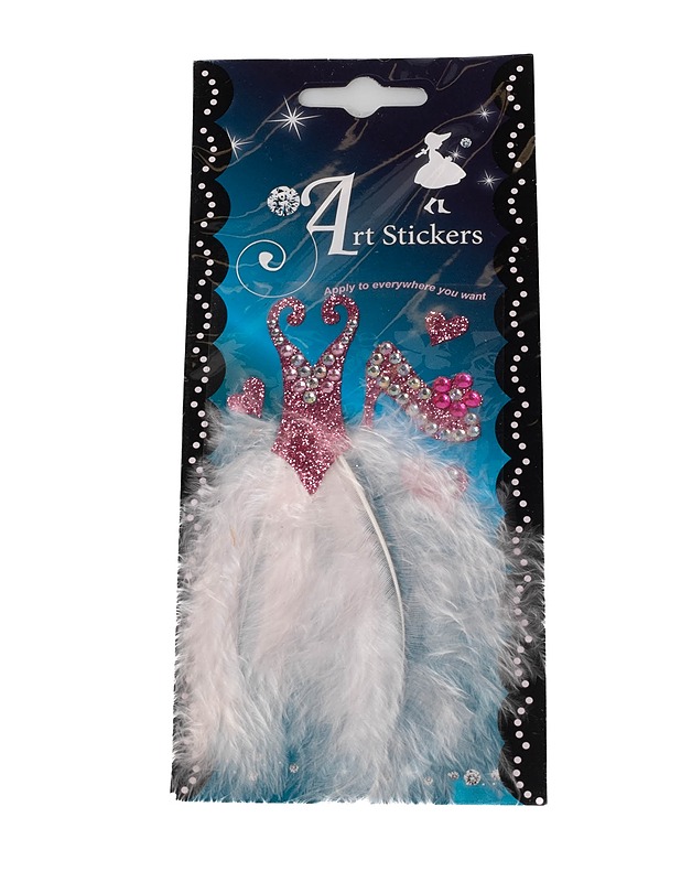 Art Stickers, pinkki - Askartelu - 10105157034 - 0