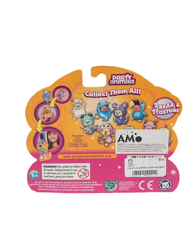 MOOSE Party Animals karhu figuuri - Lasten lelut - 10105160216 - 1