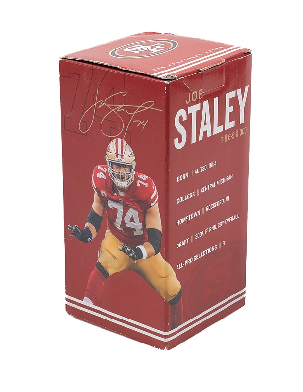 IDEGY San Francisco 49ers Joe Staley 2019 Bobblehead figuuri - Lasten lelut - 10105160392 - 1