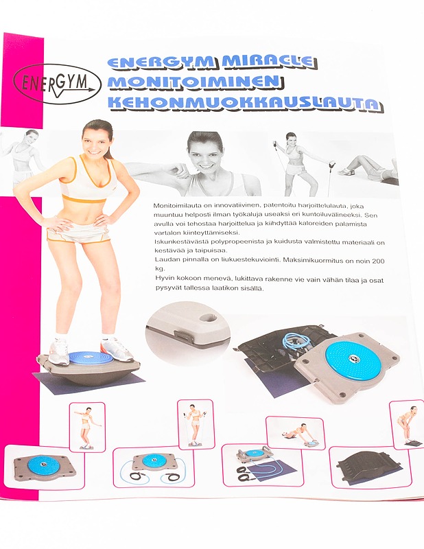ENERGYM Miracle monitoiminen kehonmuokkauslauta - Kuntoilu - 10105162366 - 2