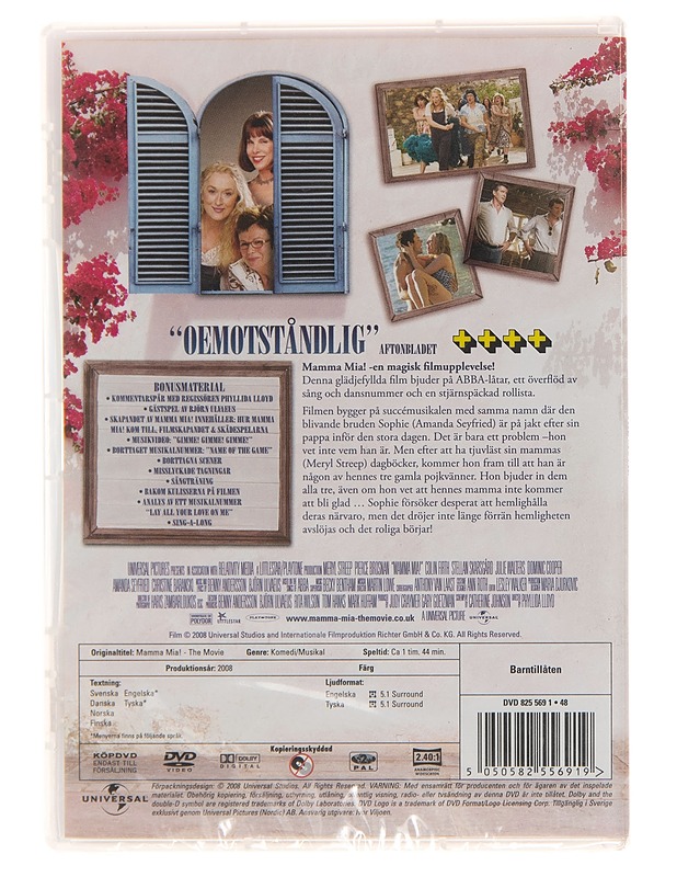 Mamma Mia! - The movie - DVD - DVD-elokuvat - 10105164974 - 1