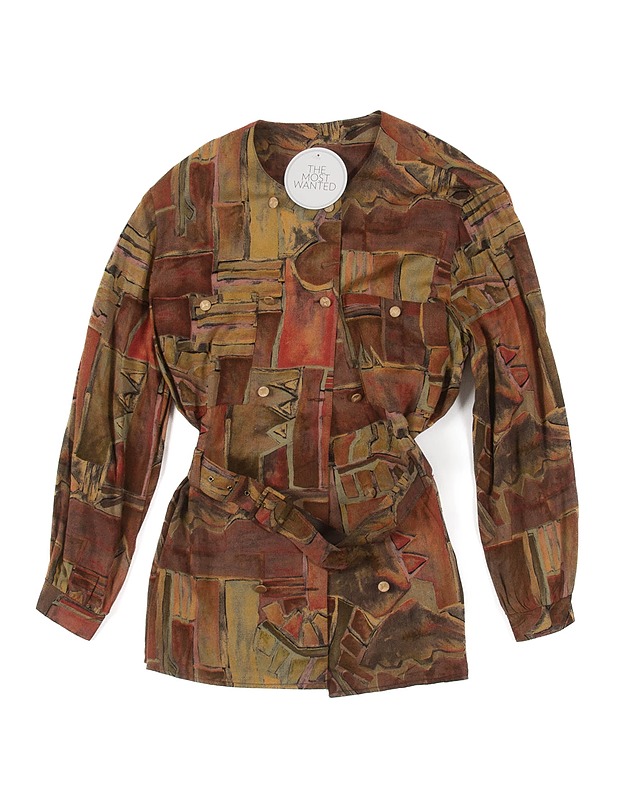 Kuviollinen jakku vy=C3=B6ll=C3=A4, 34 - The Most Wanted vaatteet ja asusteet - 10105165268 - 0