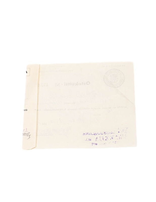 Alastaron Osuuskauppa ostokuitti No 45228, 18.12.1946 - Koriste-esineet - 10105165418 - 1