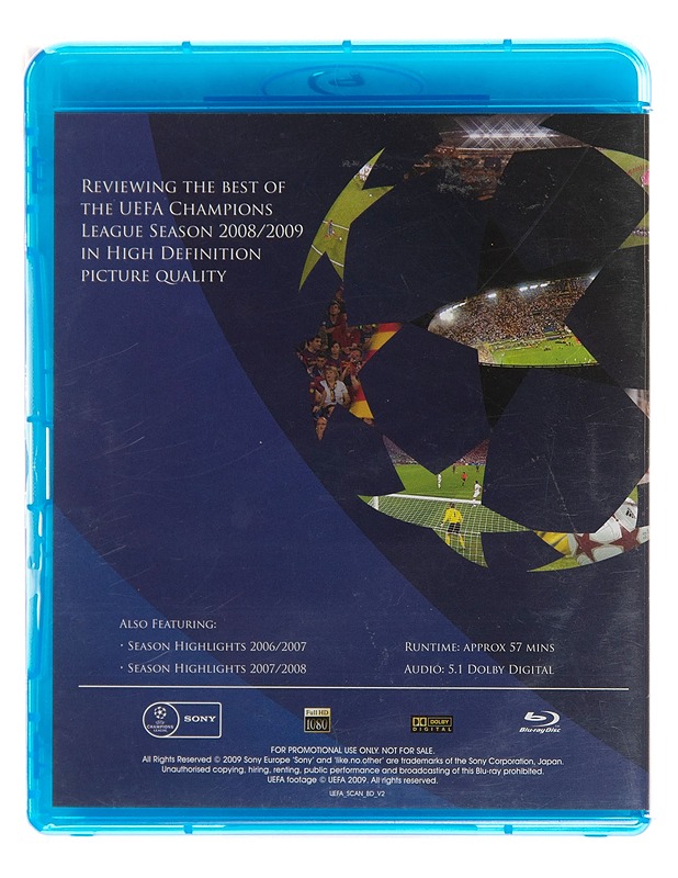 UEFA Champions League: Season Review 2008/2009 - Blu-Ray - Blu-ray-levyt - 10105166236 - 1