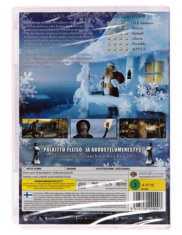 Joulutarina - DVD - DVD-elokuvat - 10105174620 - 1