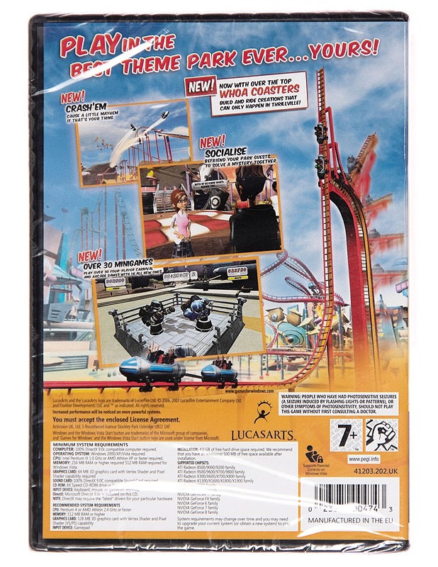 Thrillville off the rails - PC DVD-ROM - Konsolit ja konsolipelit - 10105175888 - 1