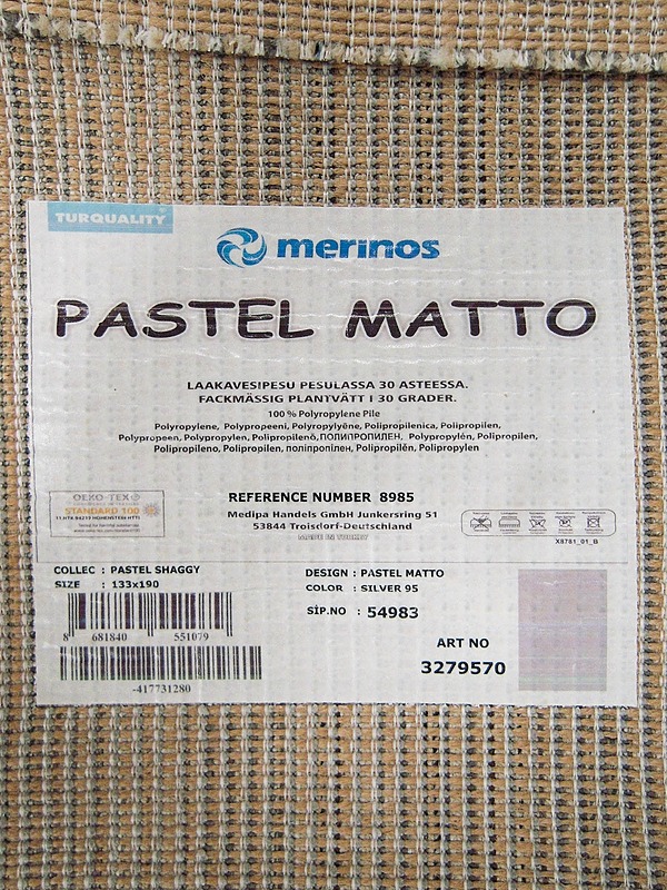 MERINOS Pastel matto, 133 x 190 cm - Matot - 10105175982 - 2