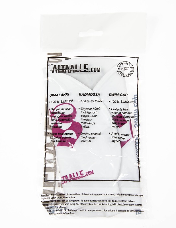 ALTAALLE Cetus uimalakki, valkoinen, liila teksti - Muut urheiluvälineet ja vapaa-aika - 10105175992 - 1