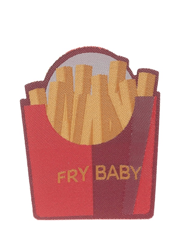 Silitett=C3=A4v=C3=A4 kangasmerkki Fry Baby - Ompelu - 10105178083 - 0