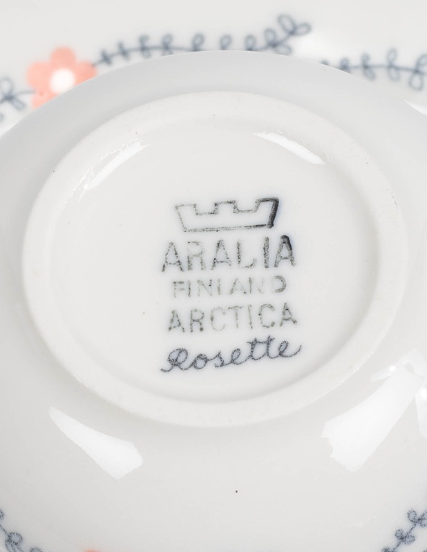 ARABIA Arctica Rosette kahvikuppi tassilla - Designsuosikit - 10105178966 - 2