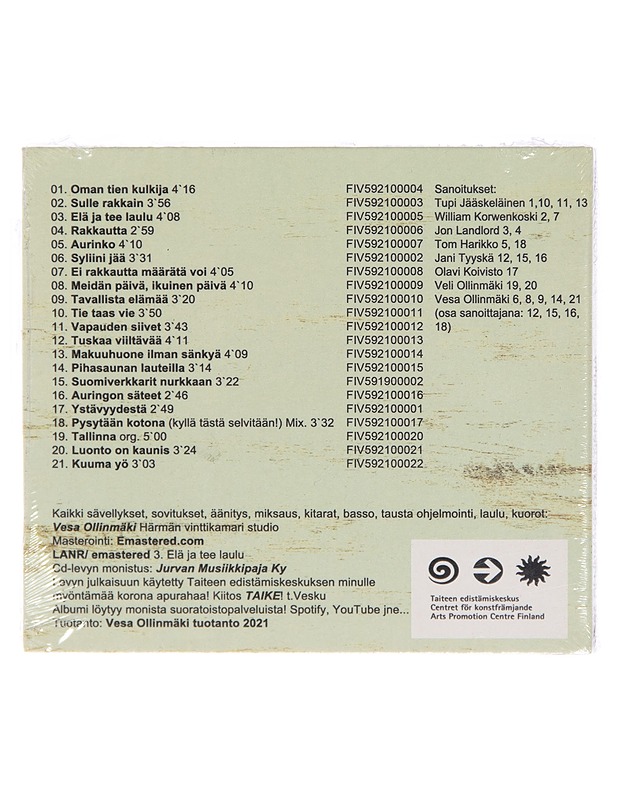Vesa Ollinm=C3=A4ki : Oman tien kulkija - CD - CD-levyt - 10105182615 - 1