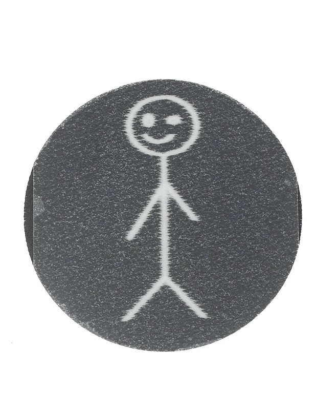 Silitett=C3=A4v=C3=A4 kangasmerkki Stickfigure - Ompelu - 10105182987 - 1