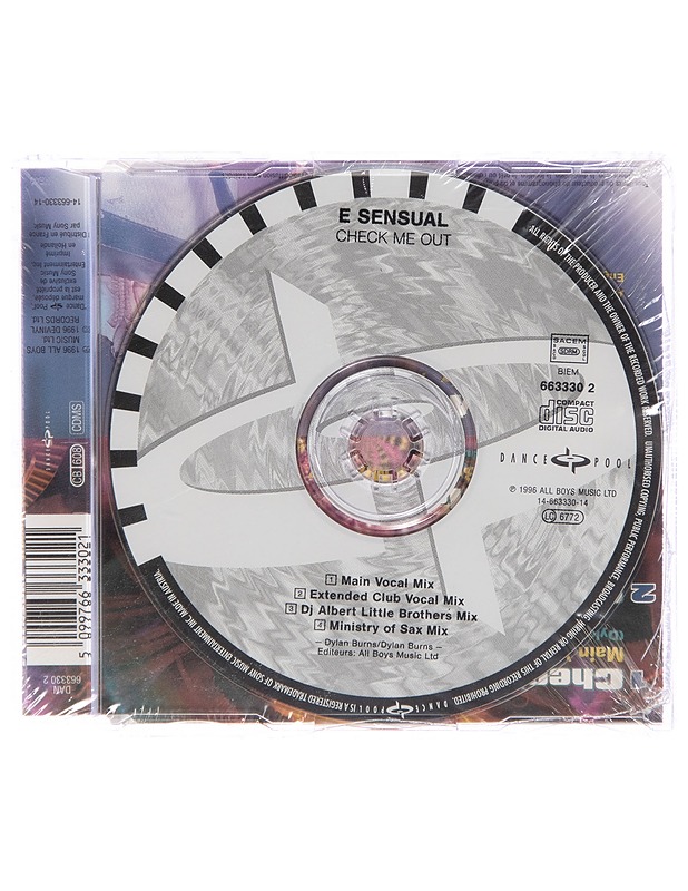E. Sensual -Check Me Out - CD - CD-levyt - 10105183026 - 1