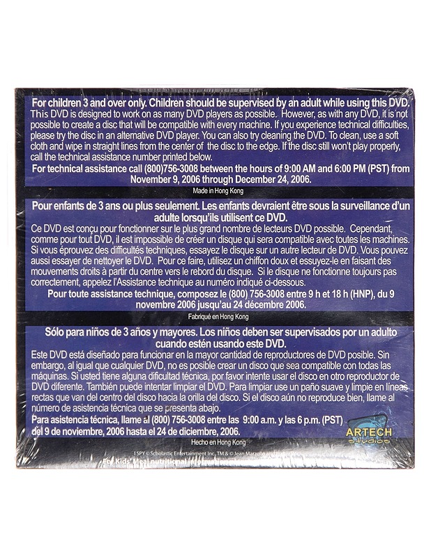 I Spy: DVD Game Of Picture Riddles - DVD - CD-levyt - 10105183089 - 1