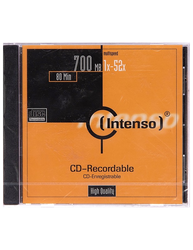 Intenso tallennettava CD-levy - CD-levyt - 10105183648 - 0