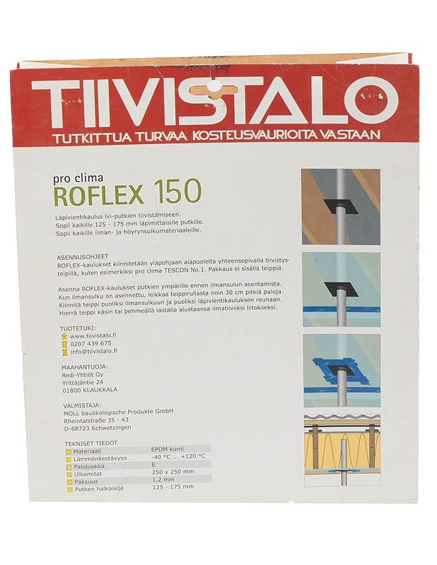 TIIVISTALO ROFLEX 150 l=C3=A4pivientikaulus - Rakennustarvikkeet - 10105185815 - 1
