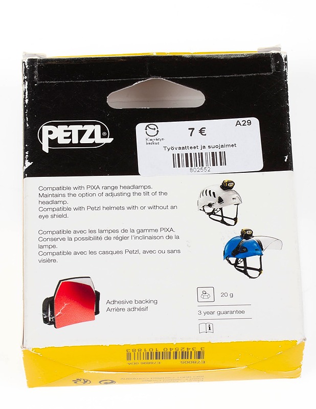 PETZL Pixadapt Kyp=C3=A4r=C3=A4kiinnikelevy Otsavalolle - Muut urheiluvälineet ja vapaa-aika - 10105186065 - 1