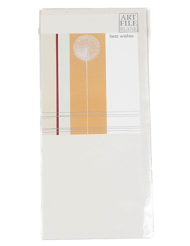 ART FILE BLANK "Best Wishes" kortti ja kuori - Askartelu - 10105186900 - 0