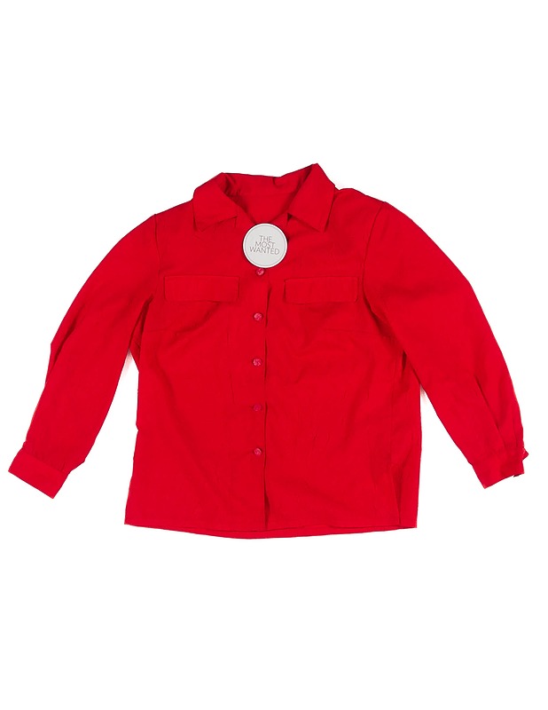 Punainen kauluspaita - The Most Wanted vaatteet ja asusteet - 10105190296 - 0