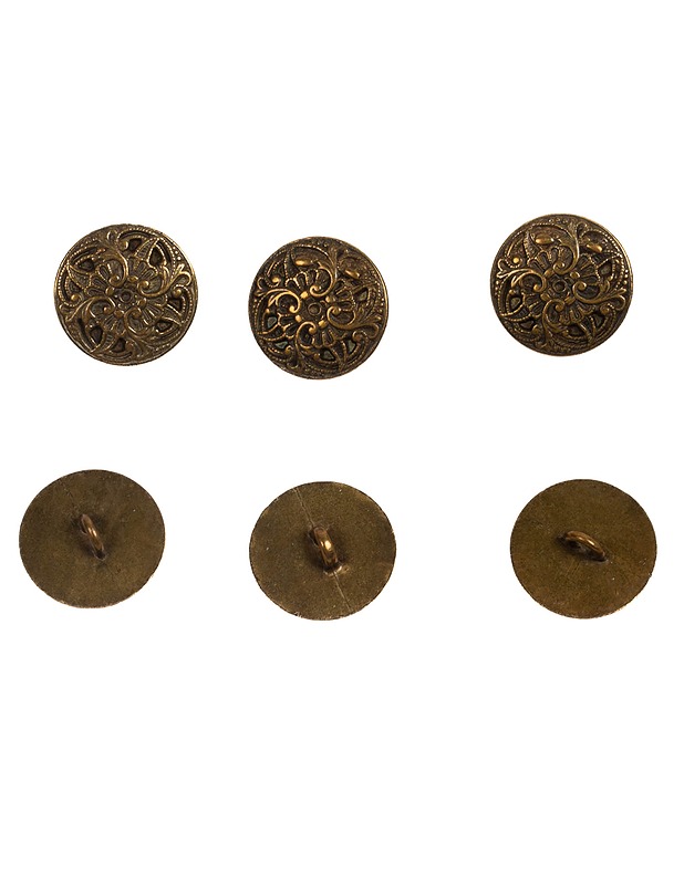 Metallinapit, 2 cm, 6 kpl - Ompelu - 10105191808 - 0