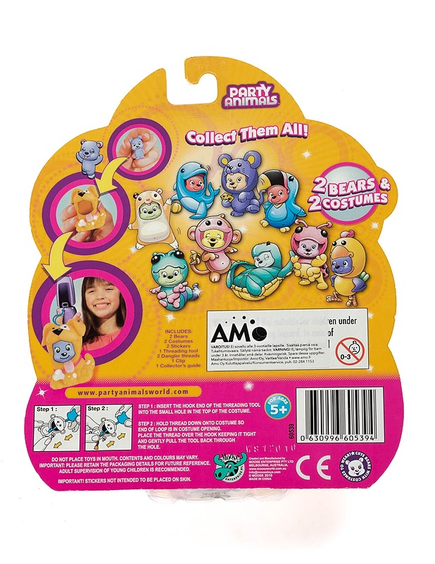 MOOSE Party Animals figuurit - Lasten lelut - 10105198235 - 1