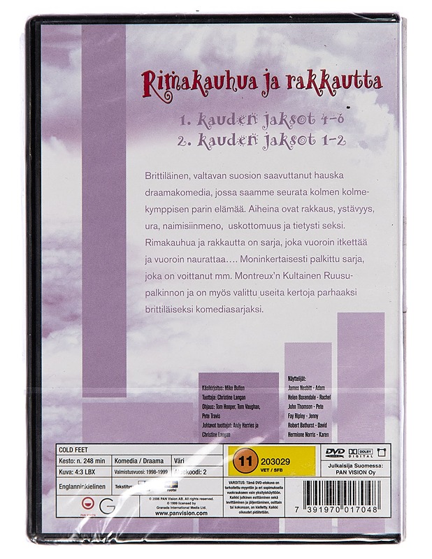 Rimakauhua ja rakkautta : 1. kauden jaksot 4-6, 2. kauden jaksot 1-2 -=
 DVD - DVD-elokuvat - 10105199938 - 1