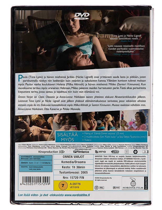 Onnen Varjot - DVD - DVD-elokuvat - 10105200571 - 1