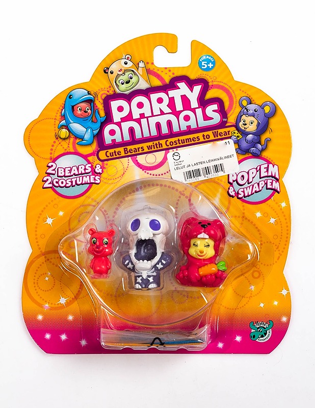 PARTY ANIMALS Cute Bears with Costumes to Wear - Lasten pelit ja lelut - 10105201105 - 0