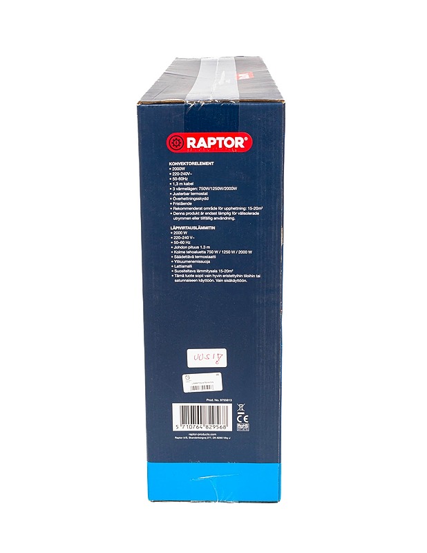 RAPTOR lÃ¤pivirtauslÃ¤mmitin - Kodinkoneet - 10105204635 - 1