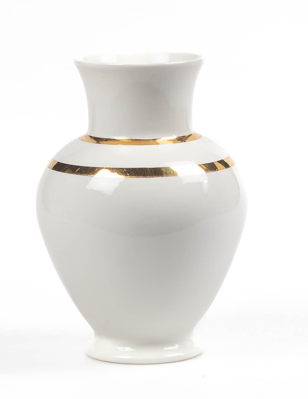 ARABIA Kultaraita maljakko - Designsuosikit - 10105207255 - 0
