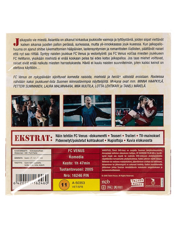 FC Venus - DVD - DVD-elokuvat - 10105207531 - 1
