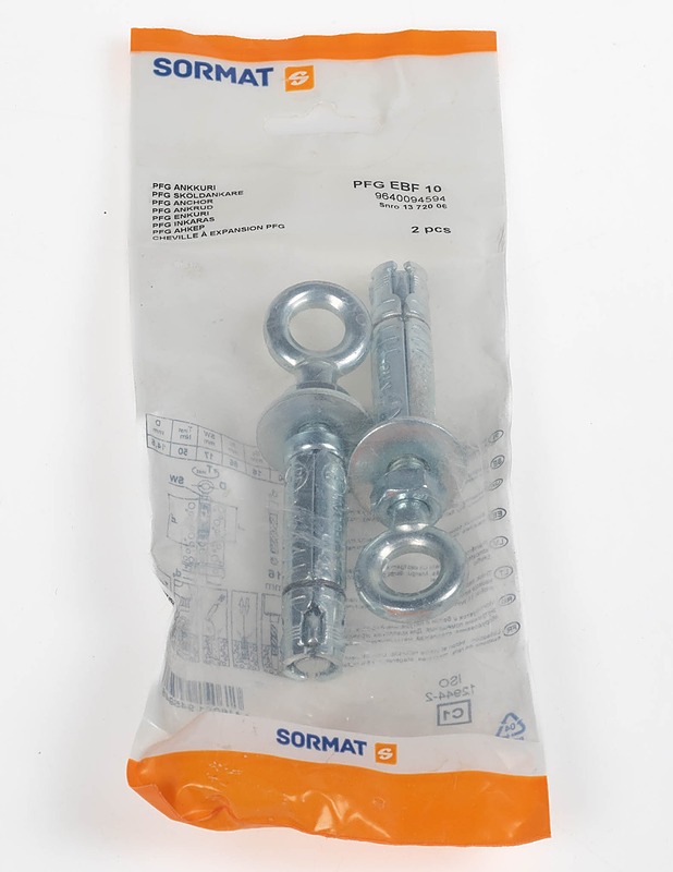 SORMAT PFG ankkuri, 2 kpl - Rakennustarvikkeet - 10105208498 - 0
