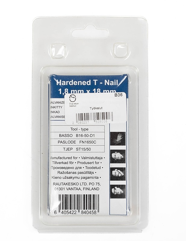 PROF karkaistu Dyckert naula 1.8x18 mm, 500 kpl - Rakennustarvikkeet - 10105209168 - 1